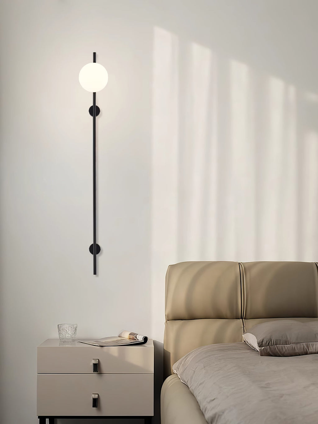 Vardenena Glass Wall Light-Moonnatur