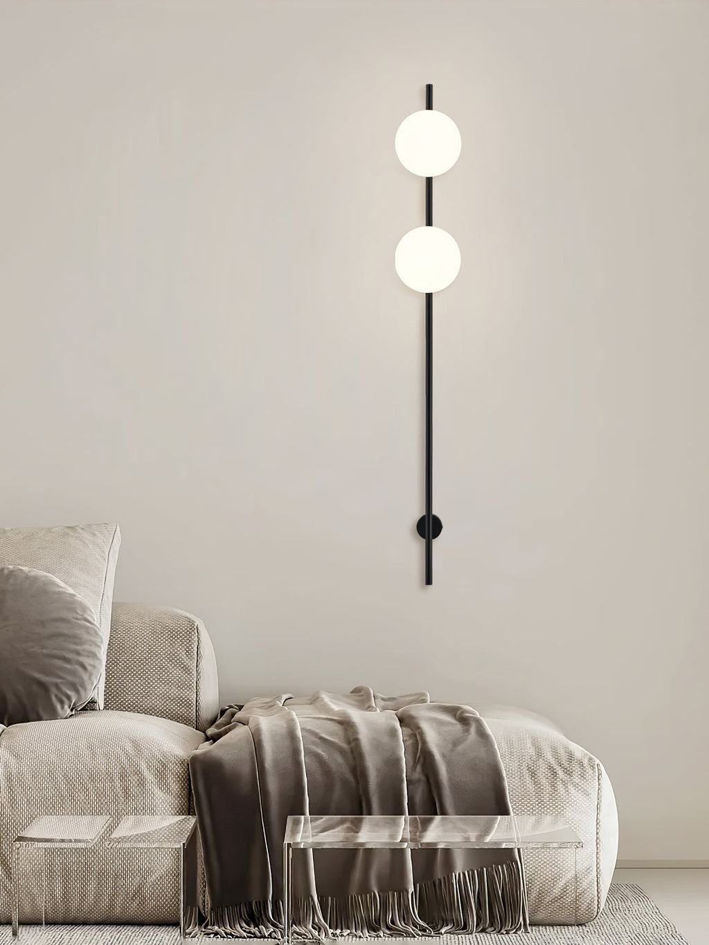 Vardenena Glass Wall Light-Moonnatur