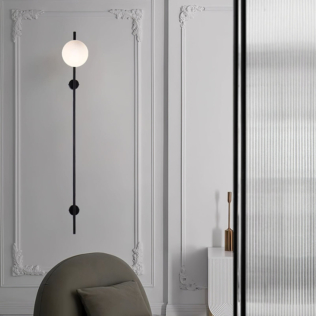 Vardenena Glass Wall Light-Moonnatur