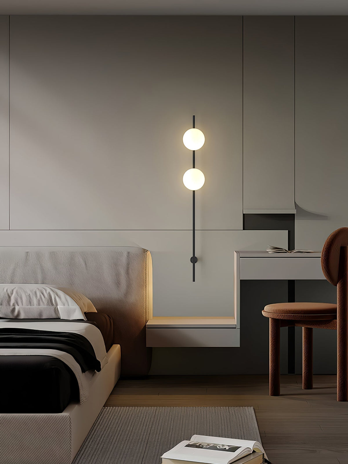 Vardenena Glass Wall Light-Moonnatur