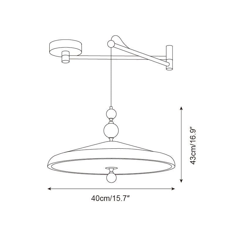 Ulvenholm Acrylic Pendant Light-Moonnatur