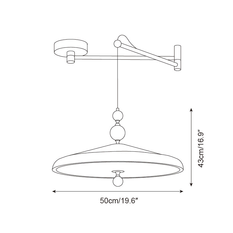 Ulvenholm Acrylic Pendant Light-Moonnatur