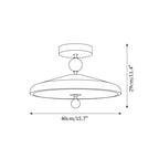 Jardenden Acrylic Ceiling Light-Moonnatur