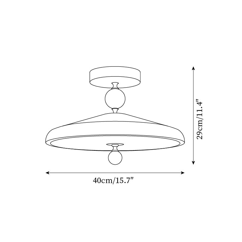 Jardenden Acrylic Ceiling Light-Moonnatur