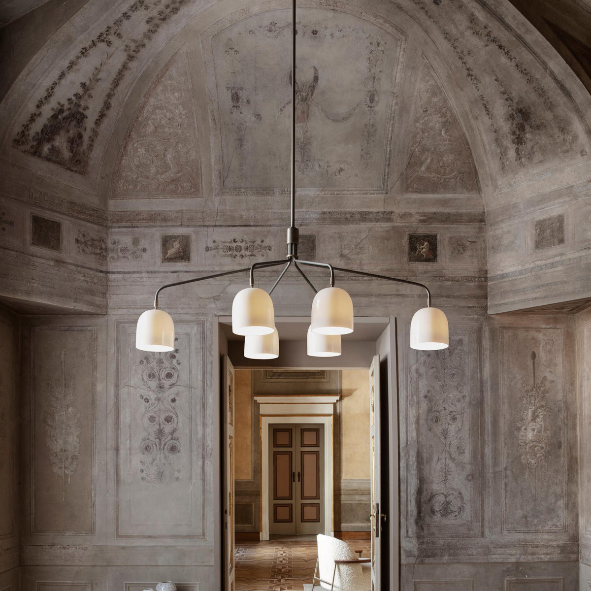 Bellella Brass Chandelier-Moonnatur