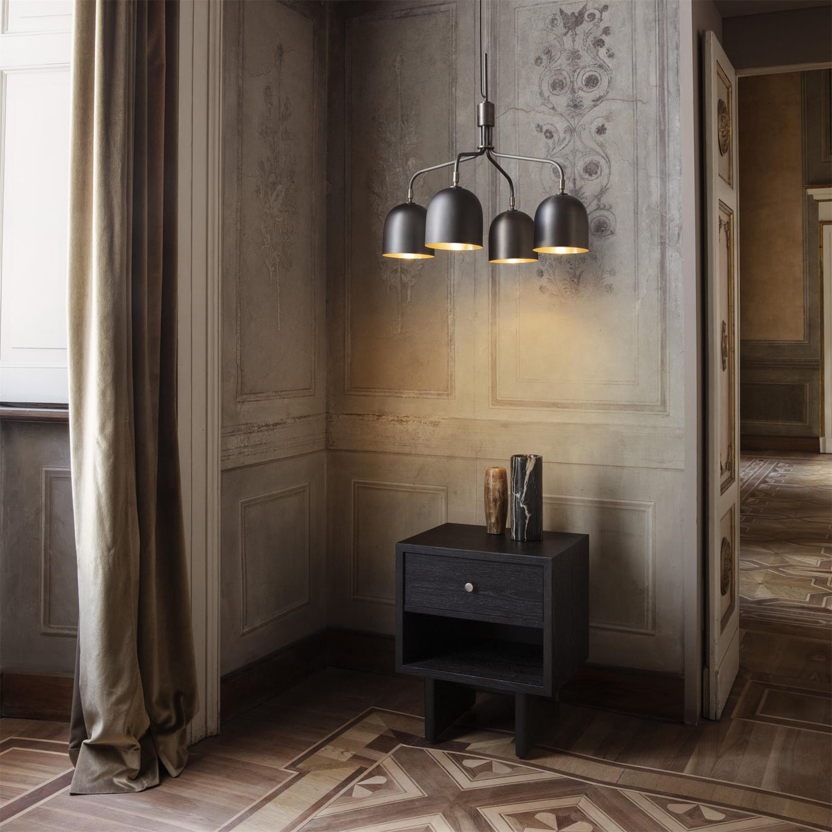 Bellella Brass Chandelier-Moonnatur