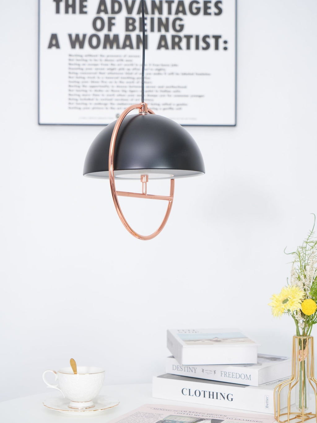 Brenora Steel Pendant Light-Moonnatur