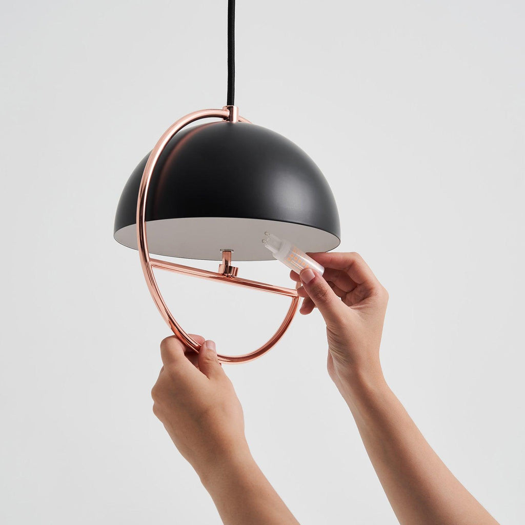 Brenora Steel Pendant Light-Moonnatur