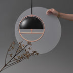 Brenora Steel Pendant Light-Moonnatur