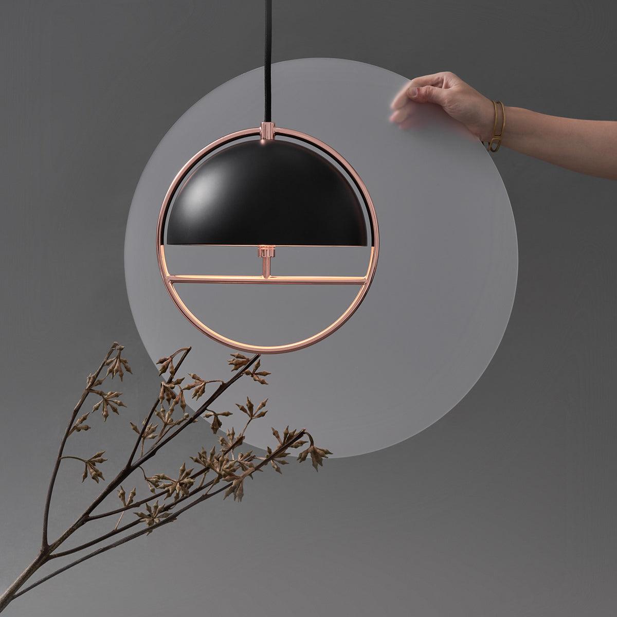 Brenora Steel Pendant Light-Moonnatur