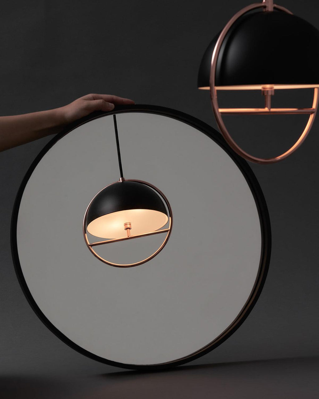 Brenora Steel Pendant Light-Moonnatur