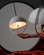 Brenora Steel Pendant Light-Moonnatur