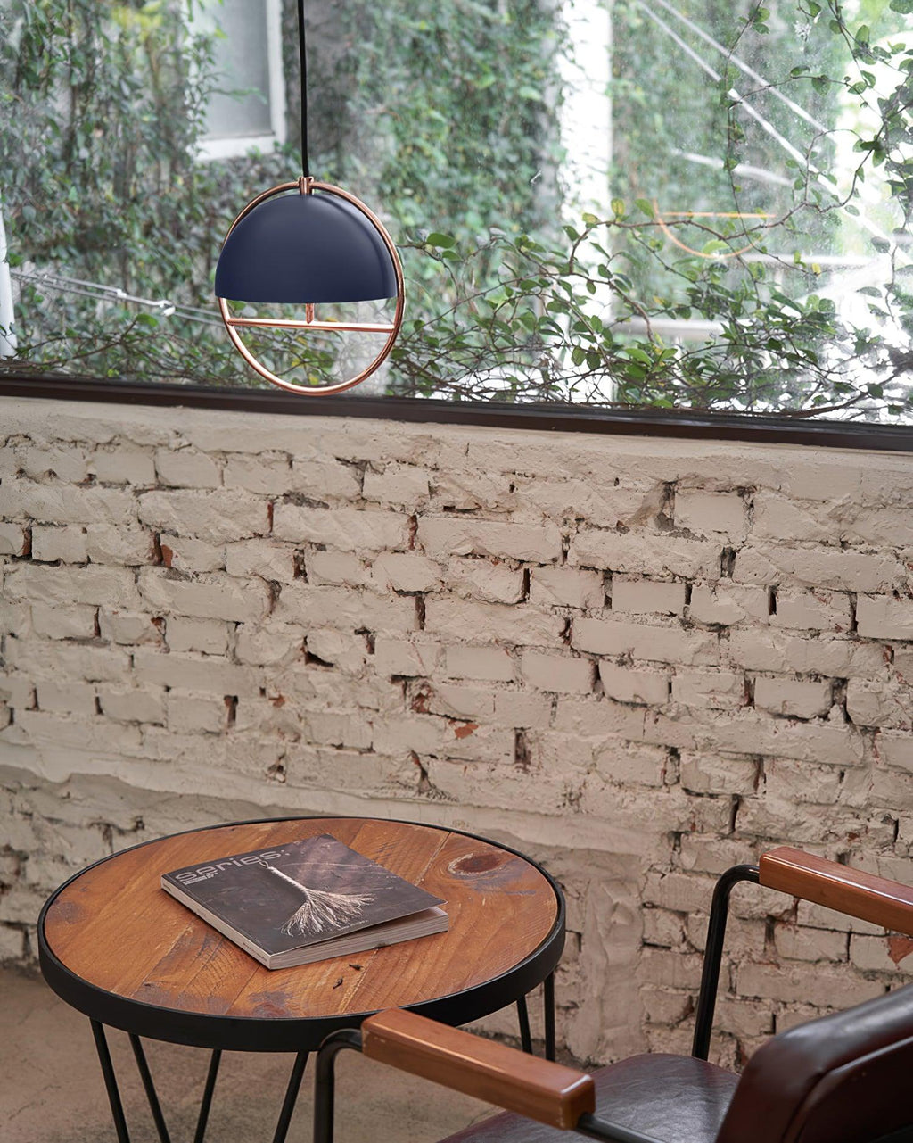 Brenora Steel Pendant Light-Moonnatur