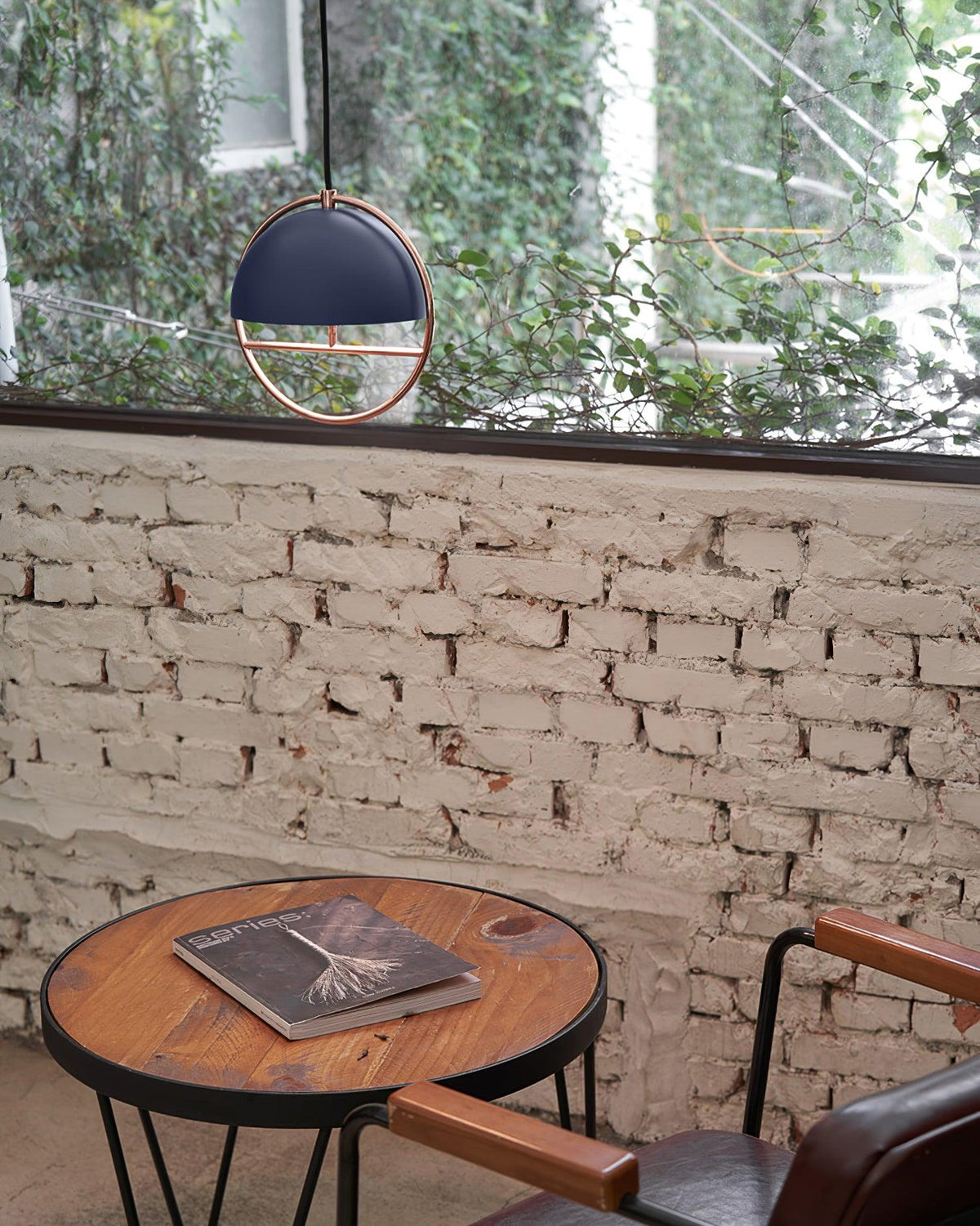 Brenora Steel Pendant Light-Moonnatur