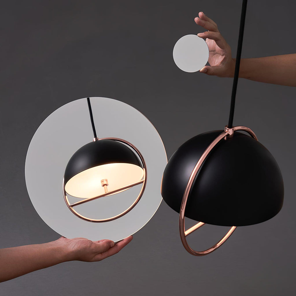 Brenora Steel Pendant Light-Moonnatur