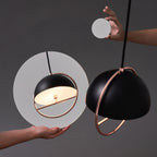 Brenora Steel Pendant Light-Moonnatur