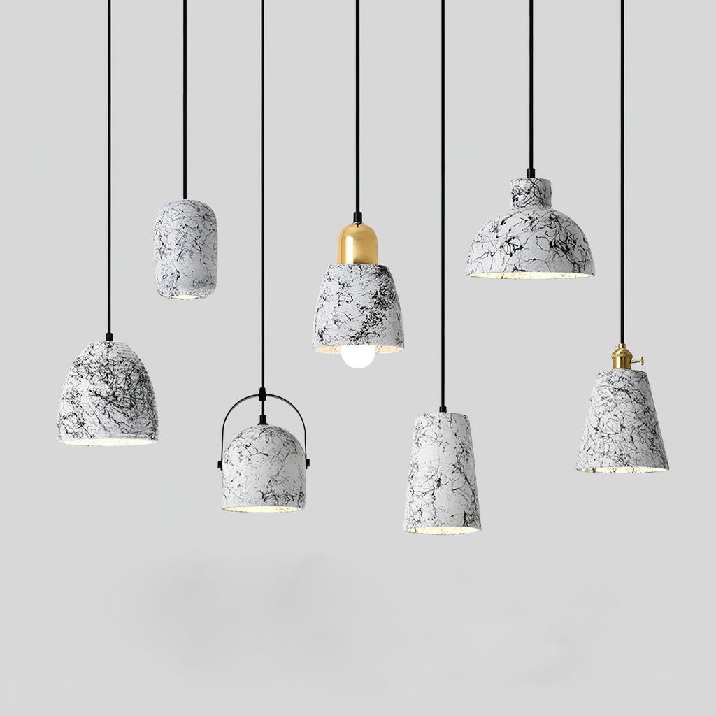 Cindelwren Cement Pendant Light-Moonnatur