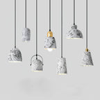 Cindelwren Cement Pendant Light-Moonnatur