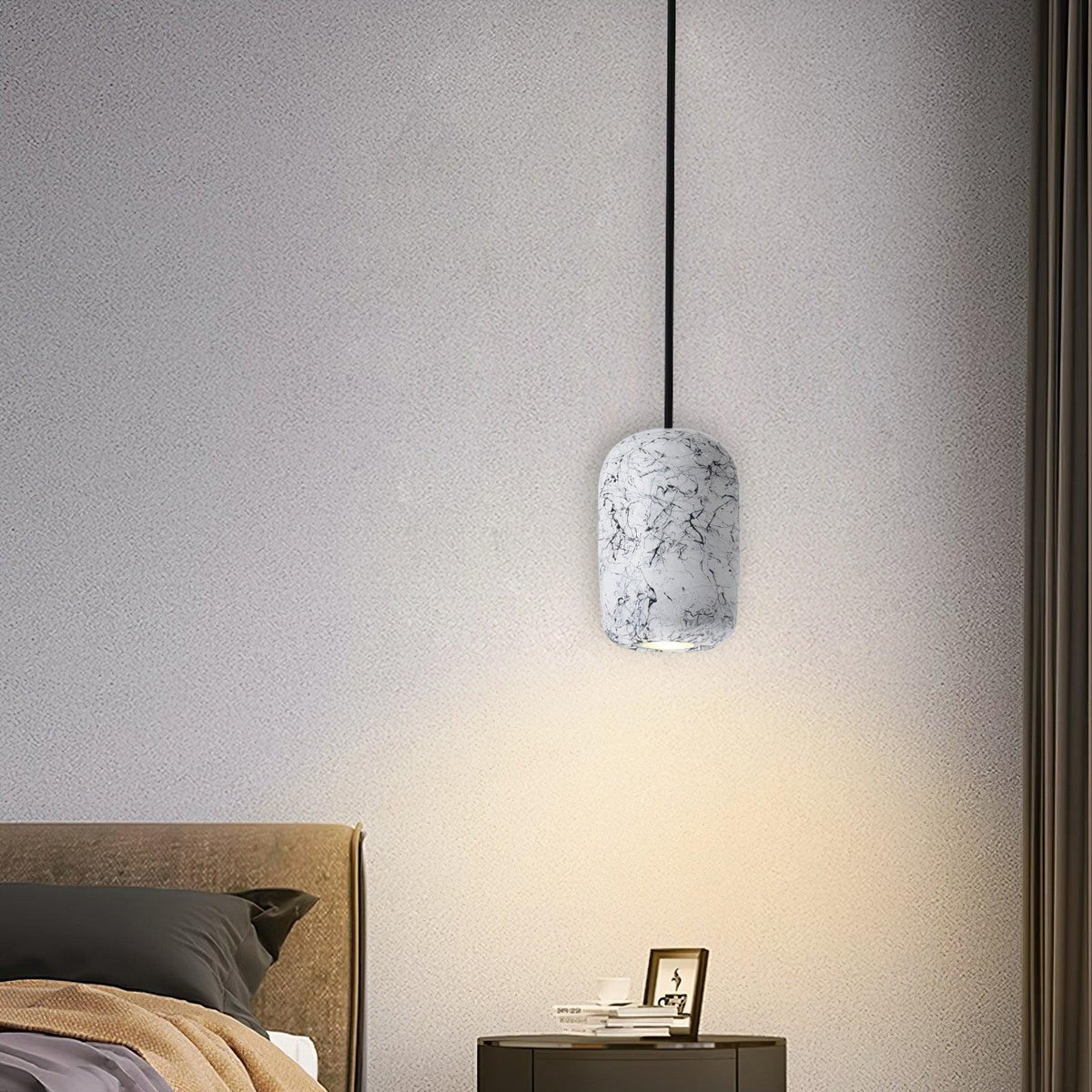 Cindelwren Cement Pendant Light-Moonnatur