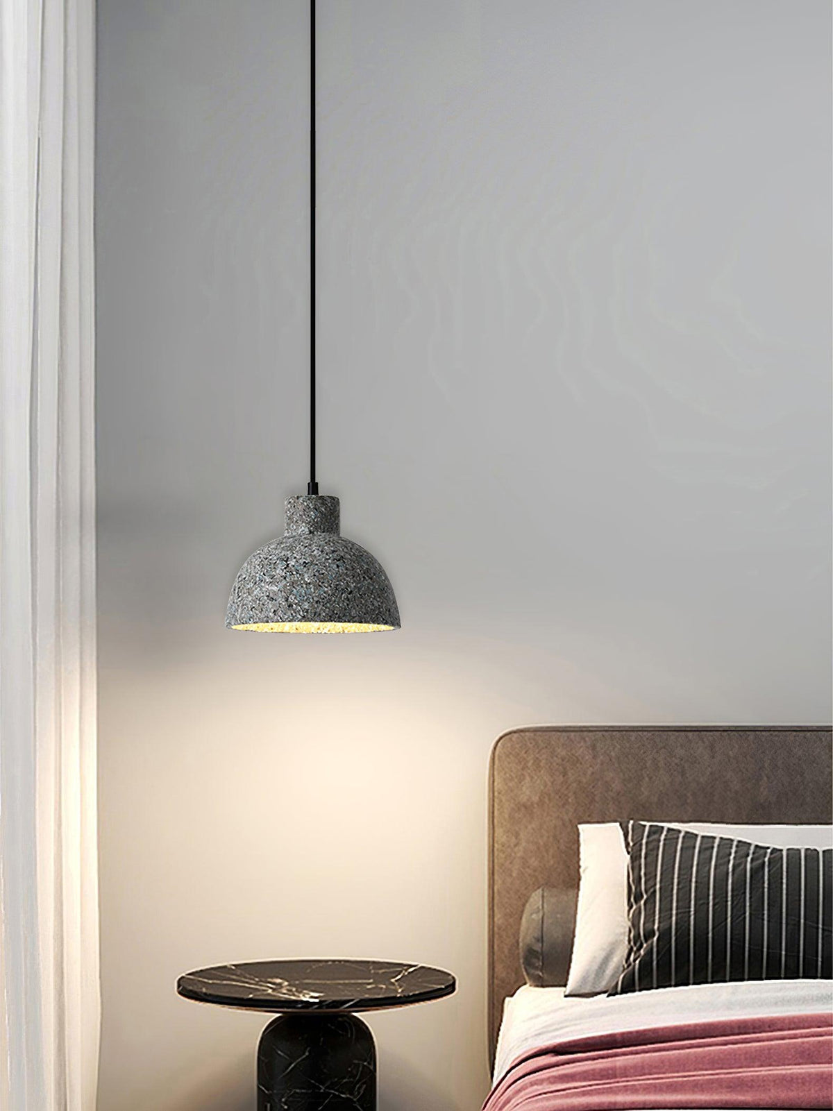Cindelwren Cement Pendant Light-Moonnatur