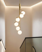 Davenora Glass Chandelier-Moonnatur