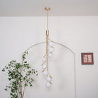 Davenora Glass Chandelier-Moonnatur