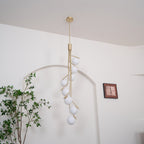 Davenora Glass Chandelier-Moonnatur
