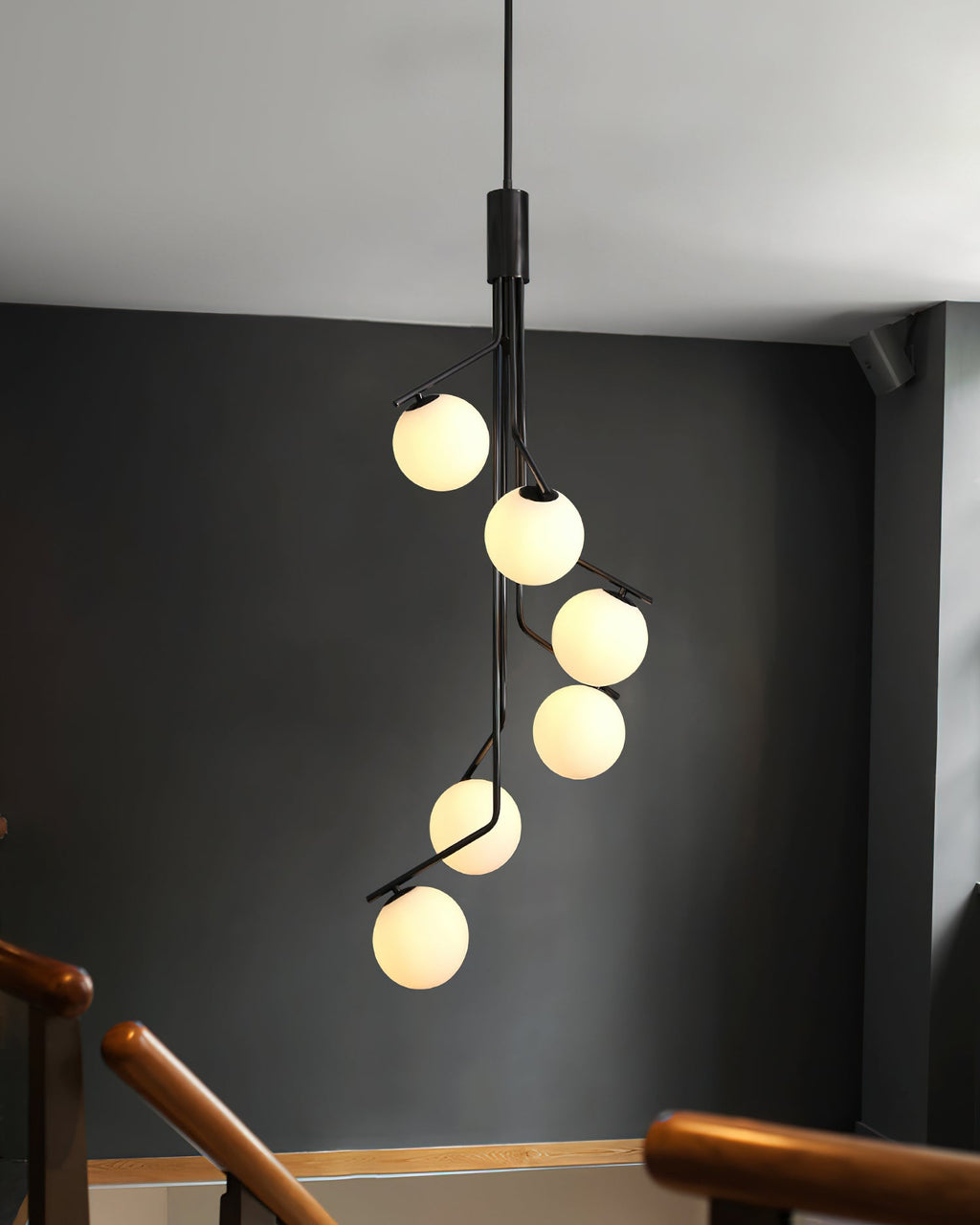Davenora Glass Chandelier-Moonnatur