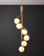 Davenora Glass Chandelier-Moonnatur