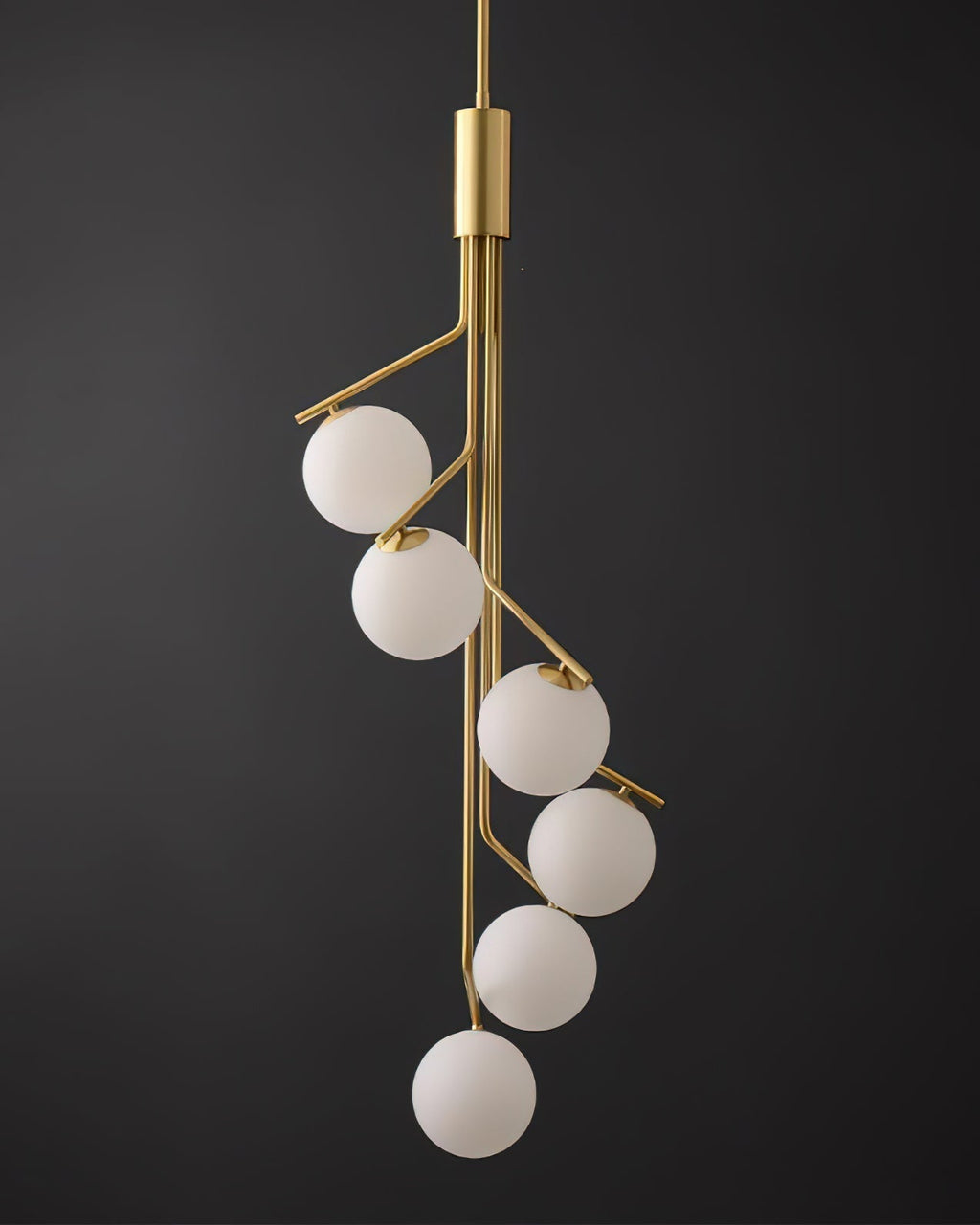 Davenora Glass Chandelier-Moonnatur
