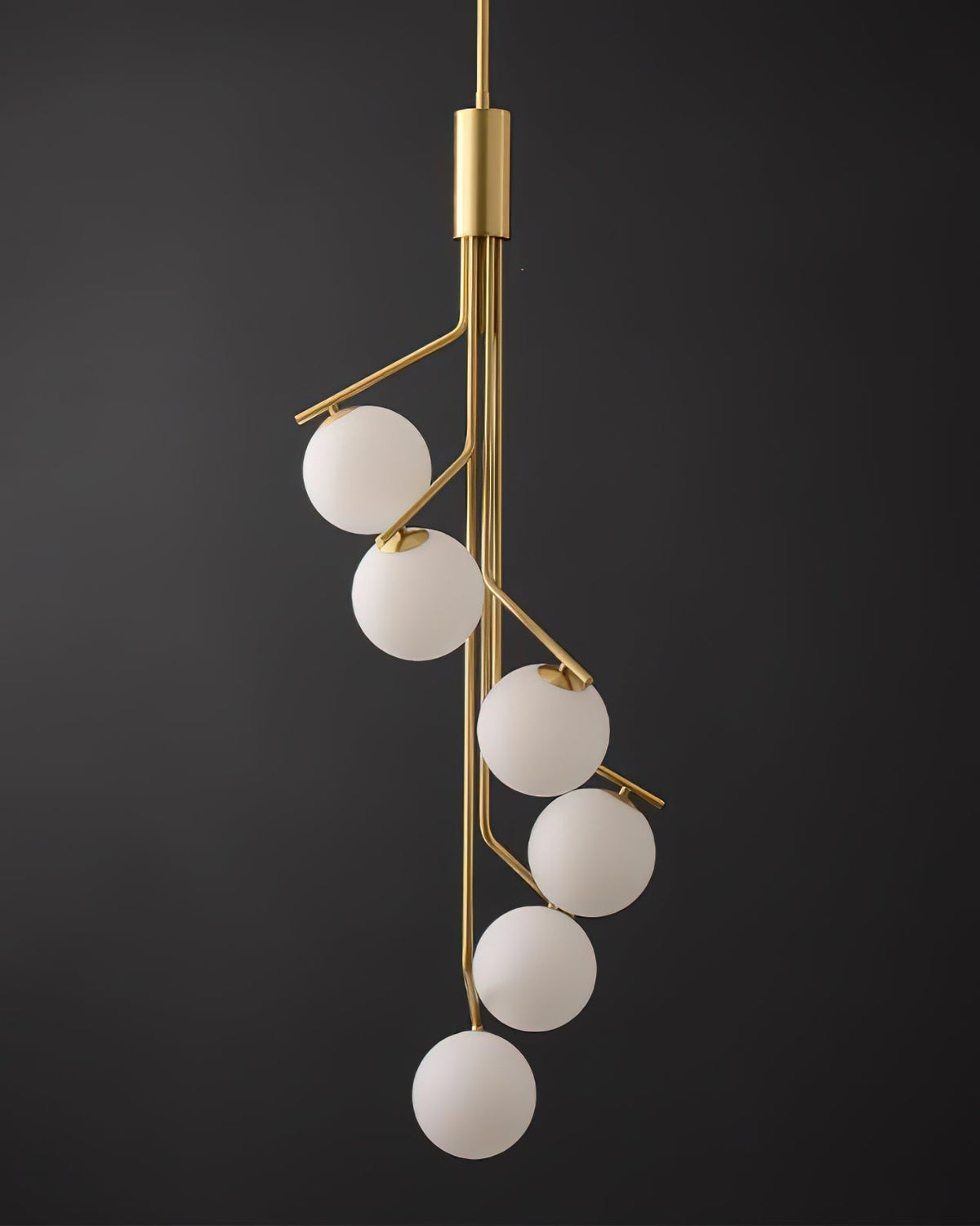 Davenora Glass Chandelier-Moonnatur
