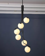Davenora Glass Chandelier-Moonnatur