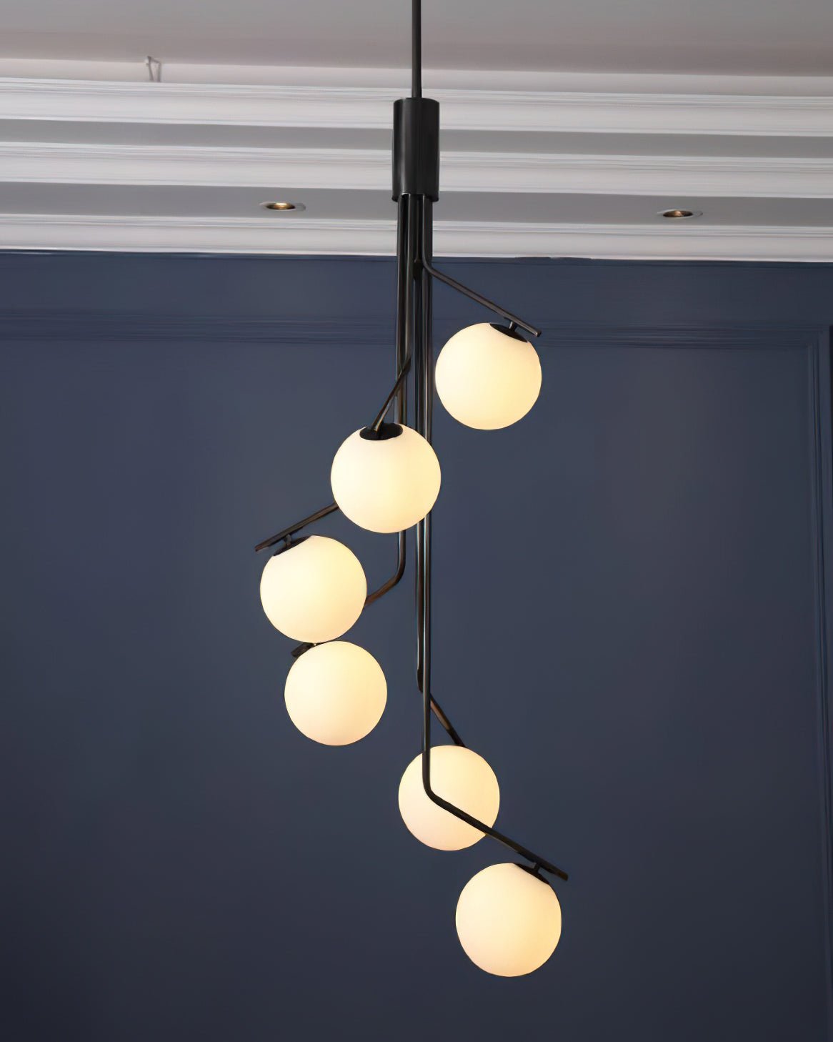 Davenora Glass Chandelier-Moonnatur