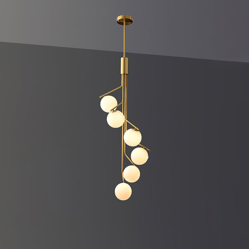 Davenora Glass Chandelier-Moonnatur