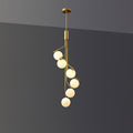 Davenora Glass Chandelier-Moonnatur