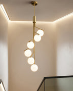 Davenora Glass Chandelier-Moonnatur