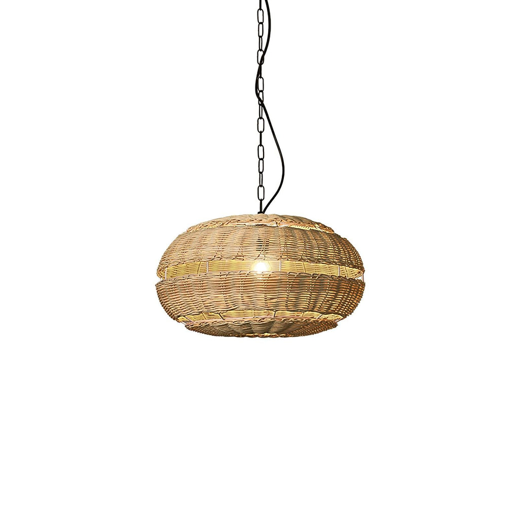 Milrenara Rattan Pendant Light-Moonnatur