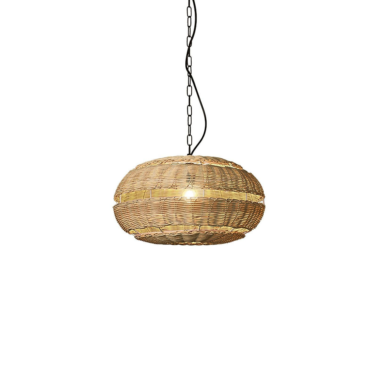 Milrenara Rattan Pendant Light-Moonnatur
