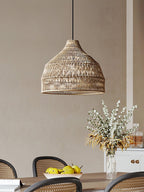 Milrenara Rattan Pendant Light-Moonnatur