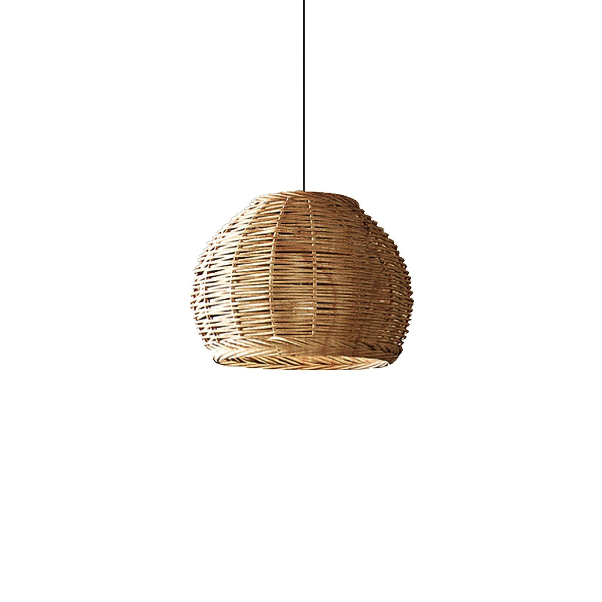 Milrenara Rattan Pendant Light-Moonnatur