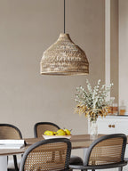 Milrenara Rattan Pendant Light-Moonnatur