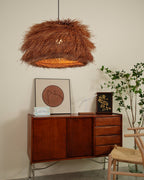 Milrenara Rattan Pendant Light-Moonnatur