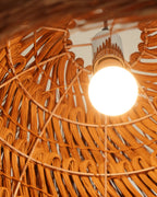 Milrenara Rattan Pendant Light-Moonnatur