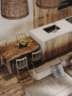 Milrenara Rattan Pendant Light-Moonnatur