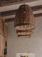 Milrenara Rattan Pendant Light-Moonnatur