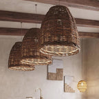 Milrenara Rattan Pendant Light-Moonnatur