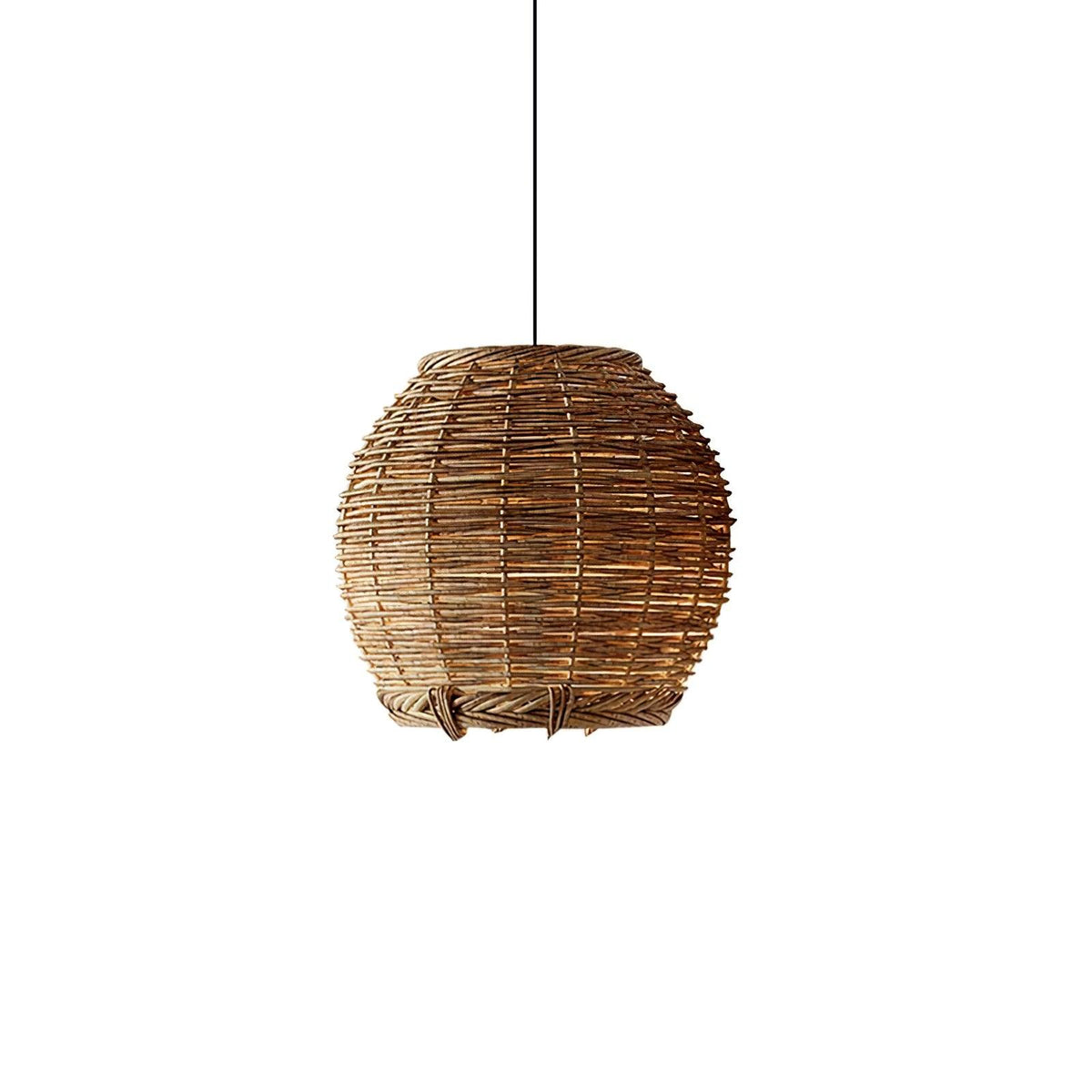 Milrenara Rattan Pendant Light-Moonnatur