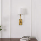 Yarrellyn Fabric Wall Light-Moonnatur