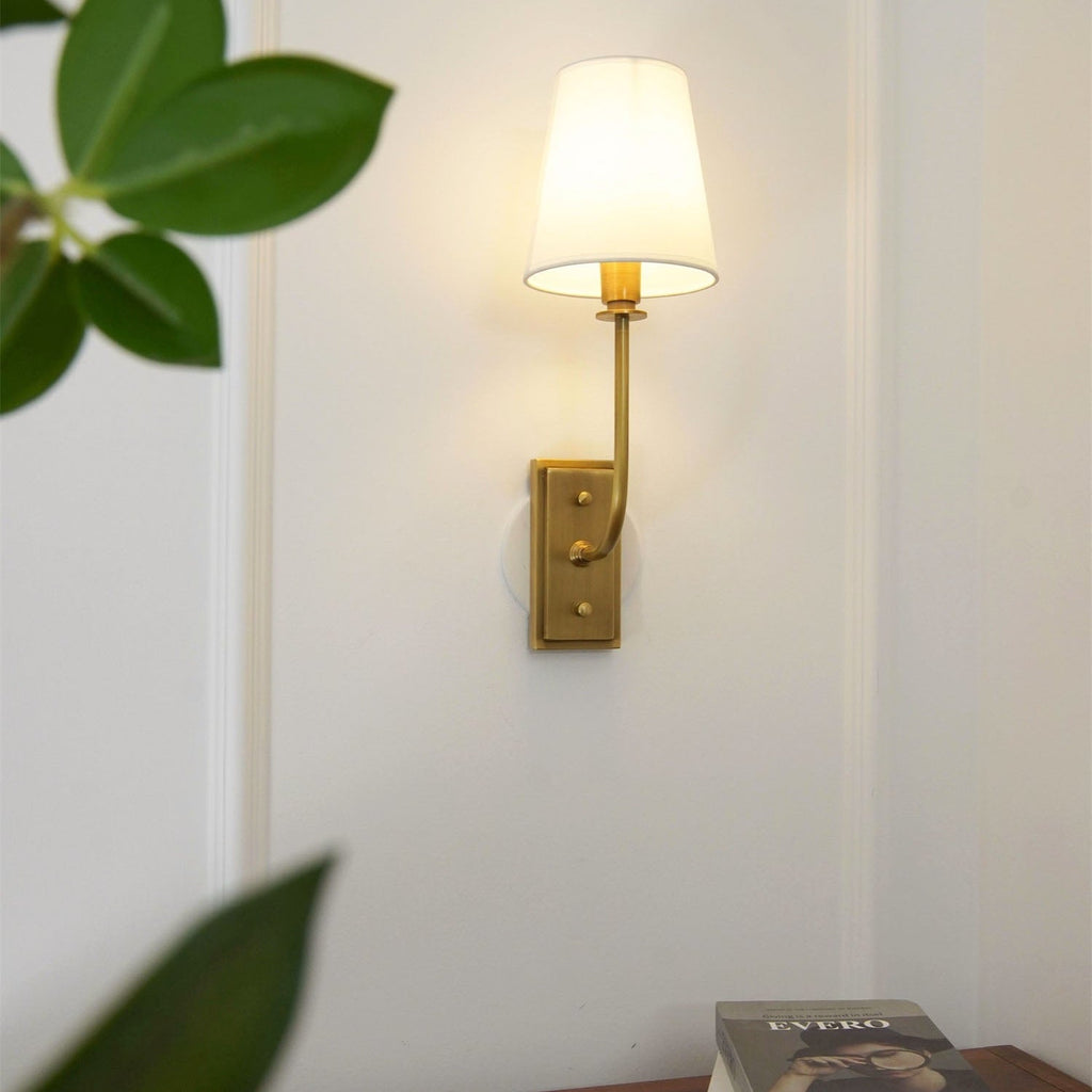 Yarrellyn Fabric Wall Light-Moonnatur
