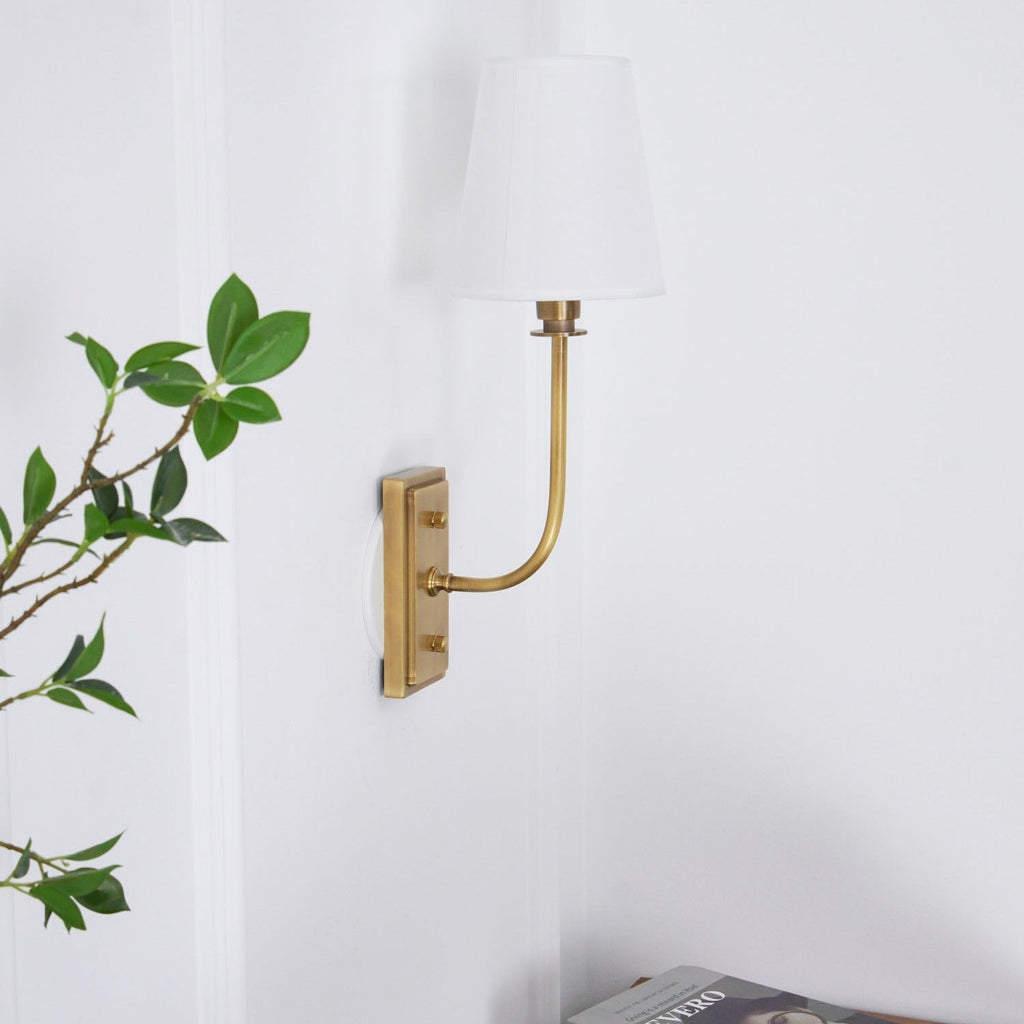 Yarrellyn Fabric Wall Light-Moonnatur
